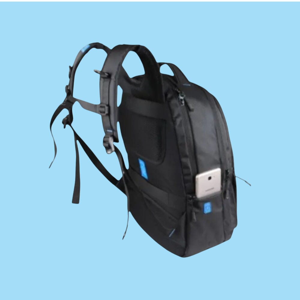 Greys&Blues Jadia Laptop Bag-Black with Grey- 22